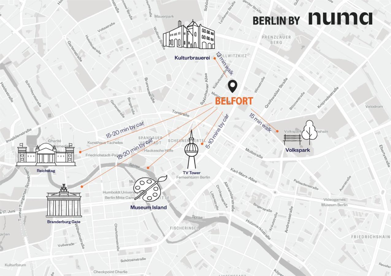 Numa Berlin Belfort Dış mekan fotoğraf